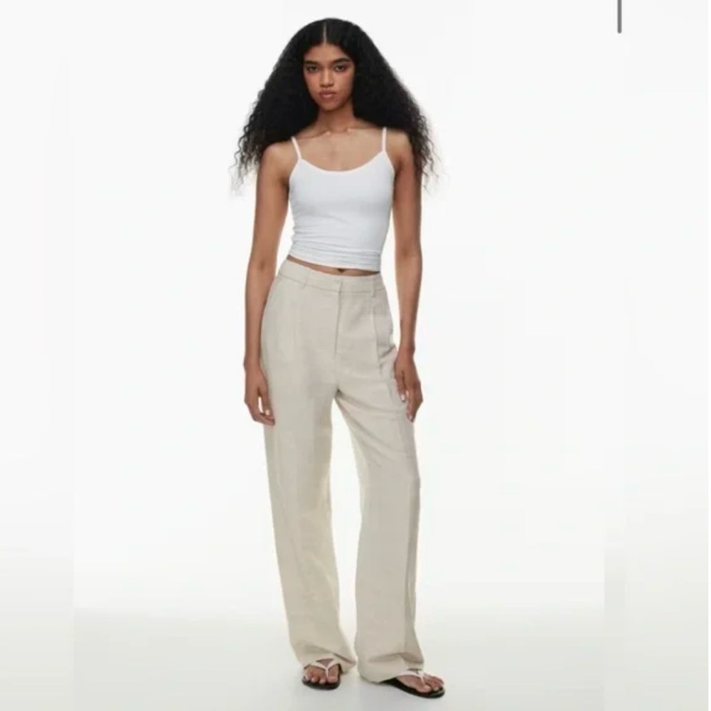 0 - Effortless Aritzia Linen Pants - Picture 7 of 12